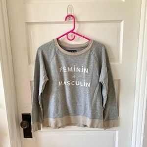 Madewell x Sezane collab sweatshirt collector’s item - Feminin et Masculin